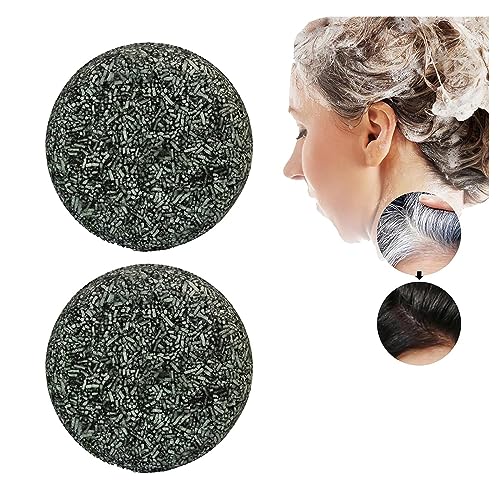 Spartan Gray Hair Reverse Bar, Gray Hair Reverse Bar, Hair Darkening Shampoo Bar, Try Spartan Grey Hair, Reverse Grey Hair Bar Shampoo, Gray White Hair Repair, for Women and Men (2Pcs) von Nihexo