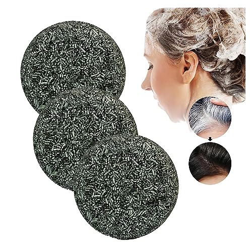 Spartan Gray Hair Reverse Bar, Gray Hair Reverse Bar, Hair Darkening Shampoo Bar, Try Spartan Grey Hair, Reverse Grey Hair Bar Shampoo, Gray White Hair Repair, for Women and Men (3Pcs) von Nihexo