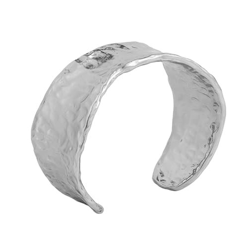 Niiyen Offener Armreif GroßearmbäNder für Mädchen, Manschette Armband für Frauen, unregelmäßig öffnen Breiter Damen Armspange Manschette Armreif Open Front Armband (Einheitliche Größe) von Niiyen