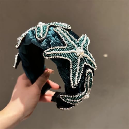 GN8 Damen-Haarreif mit Perlen in Sternform, für Party, Strass, Brautschmuck, Hochzeitsschmuck von Niiyyjj