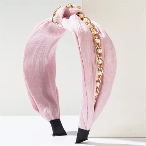 Niiyyjj Damen-Haarbänder mit Perlen und Strasssteinen, breites Stirnband, Kette, Kopfschmuck von Niiyyjj