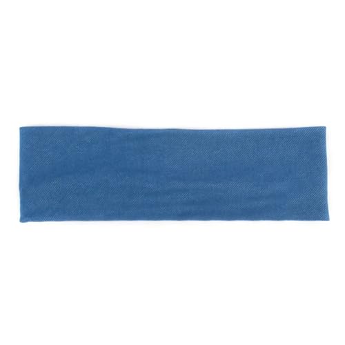 Niiyyjj Damen-Stirnband aus Baumwolle, Sommer, weich, Jeans, flach, für Mädchen, Stretch-Stirnband, Turban, Blau, N von Niiyyjj