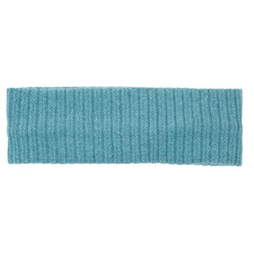 Niiyyjj Elastisches Haarband für Damen, gestreift, geknotet, elastisch, für Mädchen, einfarbig, gestrickt, 1152-Blau von Niiyyjj