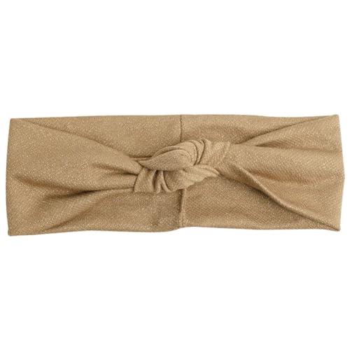 Niiyyjj Geknotetes Haarband für Damen, elastisch, einfarbig, Haarschmuck, gedrehtes Headwrap 1142-Khaki von Niiyyjj