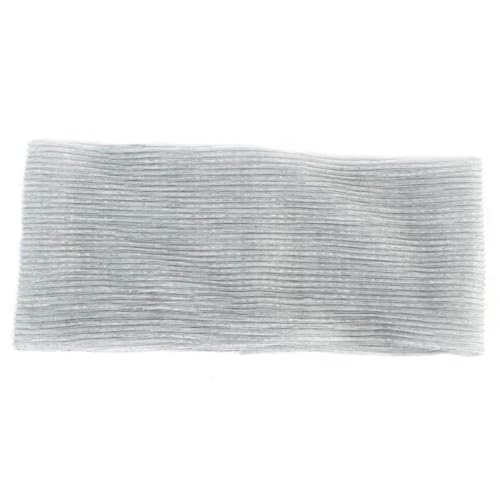 Niiyyjj Magisches elastisches Haarband für Damen, Sommer, plissiert, für Mädchen, Stretch, flach, Turban, Hellgrau9 von Niiyyjj