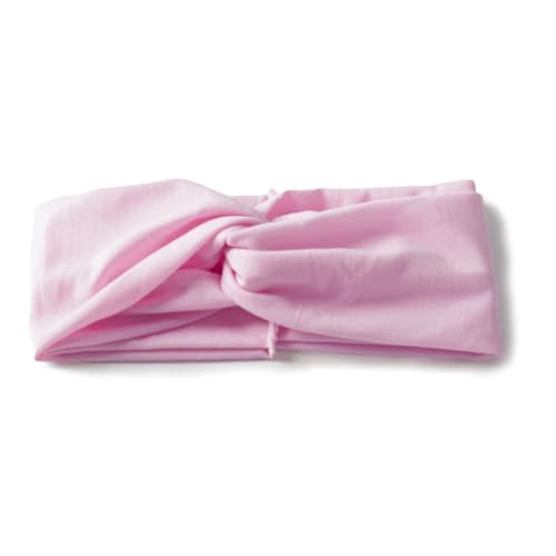 Niiyyjj Turban-Stirnbänder für Damen, Leopardenmuster, gedreht, elastisch, modisches Stirnband, Yoga, Kopfband, Hellrosa von Niiyyjj