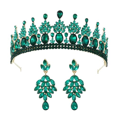 Strass Braut Tiara Krone Hochzeit Festzug Kopfschmuck für Frauen Braut Haarschmuck Vintage Party 16 Haarbänder von Niiyyjj