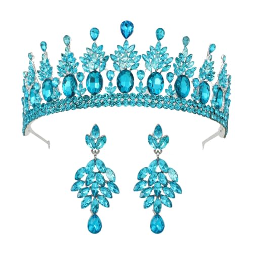 Strass Braut Tiara Krone Hochzeit Festzug Kopfschmuck für Frauen Braut Haarschmuck Vintage Party 20 Haarbänder von Niiyyjj