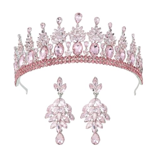 Strass Braut Tiara Krone Hochzeit Festzug Kopfschmuck für Frauen Braut Haarschmuck Vintage Party 21 Haarbänder von Niiyyjj