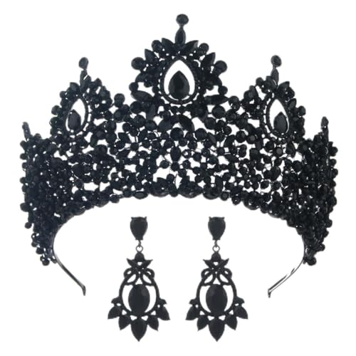 Strass Braut Tiara Krone Hochzeit Festzug Kopfschmuck für Frauen Braut Haarschmuck Vintage Party 7 Haarbänder von Niiyyjj
