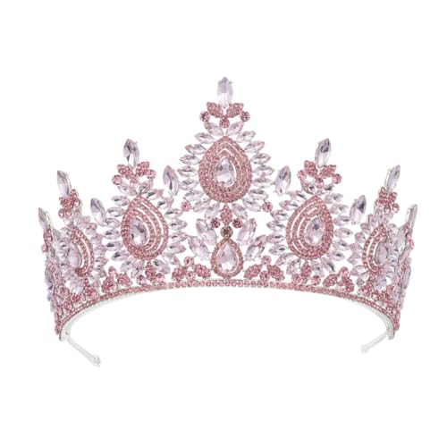 Strass Braut Tiara Krone Hochzeit Kopfschmuck Frauen Festzug Party Haarschmuck Braut Stirnband C4 Tiaras von Niiyyjj