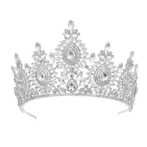 Strass Braut Tiara Krone Hochzeit Kopfschmuck Frauen Festzug Party Haarschmuck Braut Stirnband c1 Tiaras von Niiyyjj