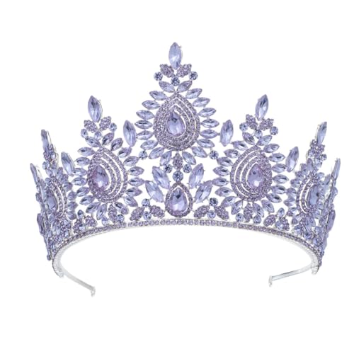 Strass Braut Tiara Krone Hochzeit Kopfschmuck Frauen Festzug Party Haarschmuck Braut Stirnband c5 Tiaras von Niiyyjj