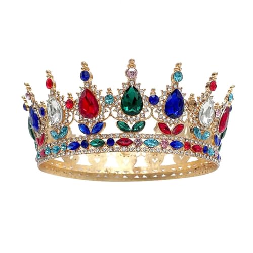 Strass Braut Tiara Krone für Frauen Hochzeit Festzug Kopfschmuck Abschlussball Haarschmuck Kopfschmuck 20 von Niiyyjj