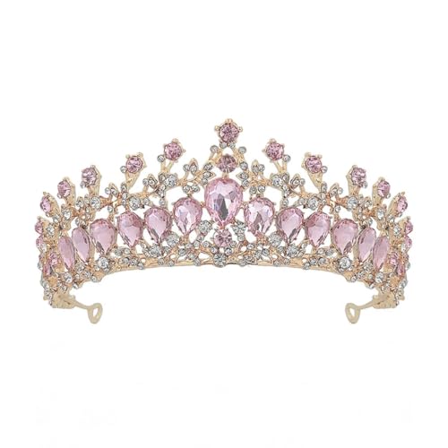Strass Braut Tiara Krone für Frauen Hochzeit Kopfschmuck Haarschmuck für Braut Festzug Kopfschmuck 11 von Niiyyjj
