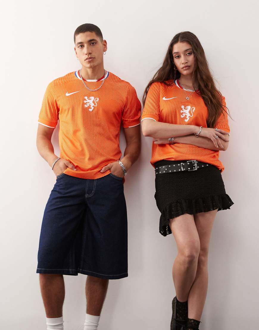 Nike Football - Euro 2025 Netherlands - Heimtrikot in Orange-Schwarz von Nike Football