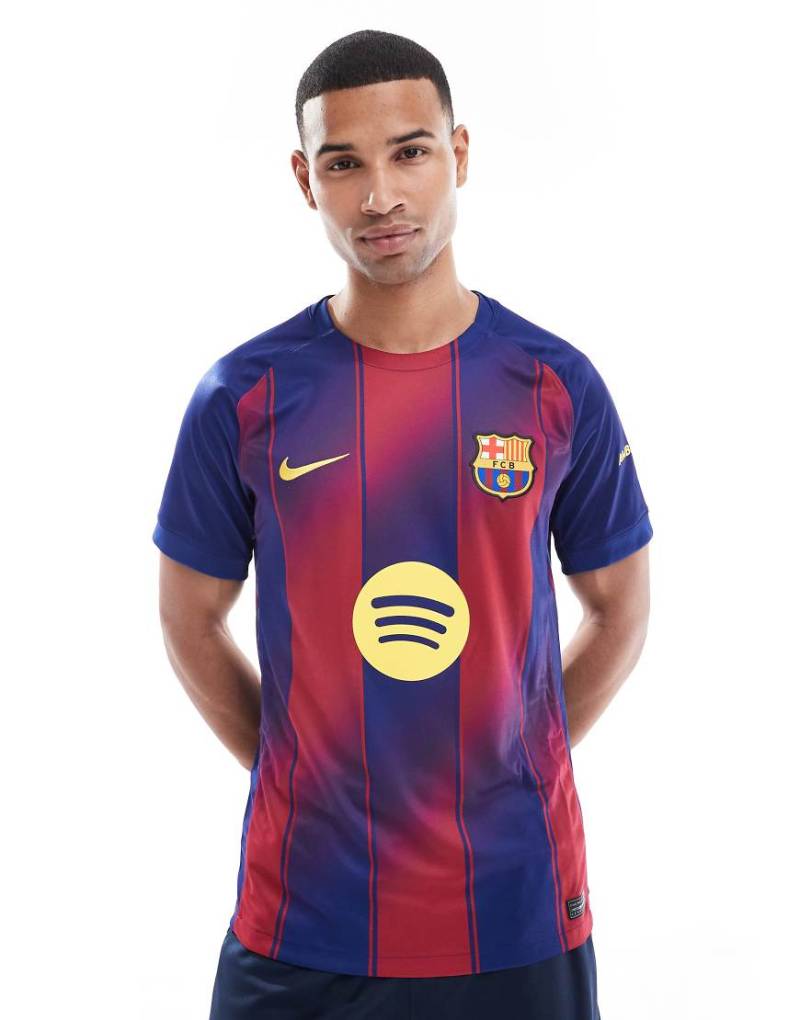 Nike Football - FC Barcelona 2025/26 Dri-FIT - Heimspiel-Trikot in Rot und Blau von Nike Football