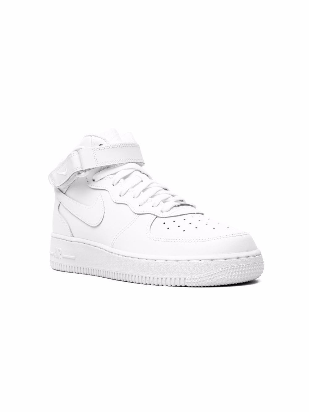 Nike Kids Air Force 1 Mid Triple White Sneakers - Weiß von Nike Kids