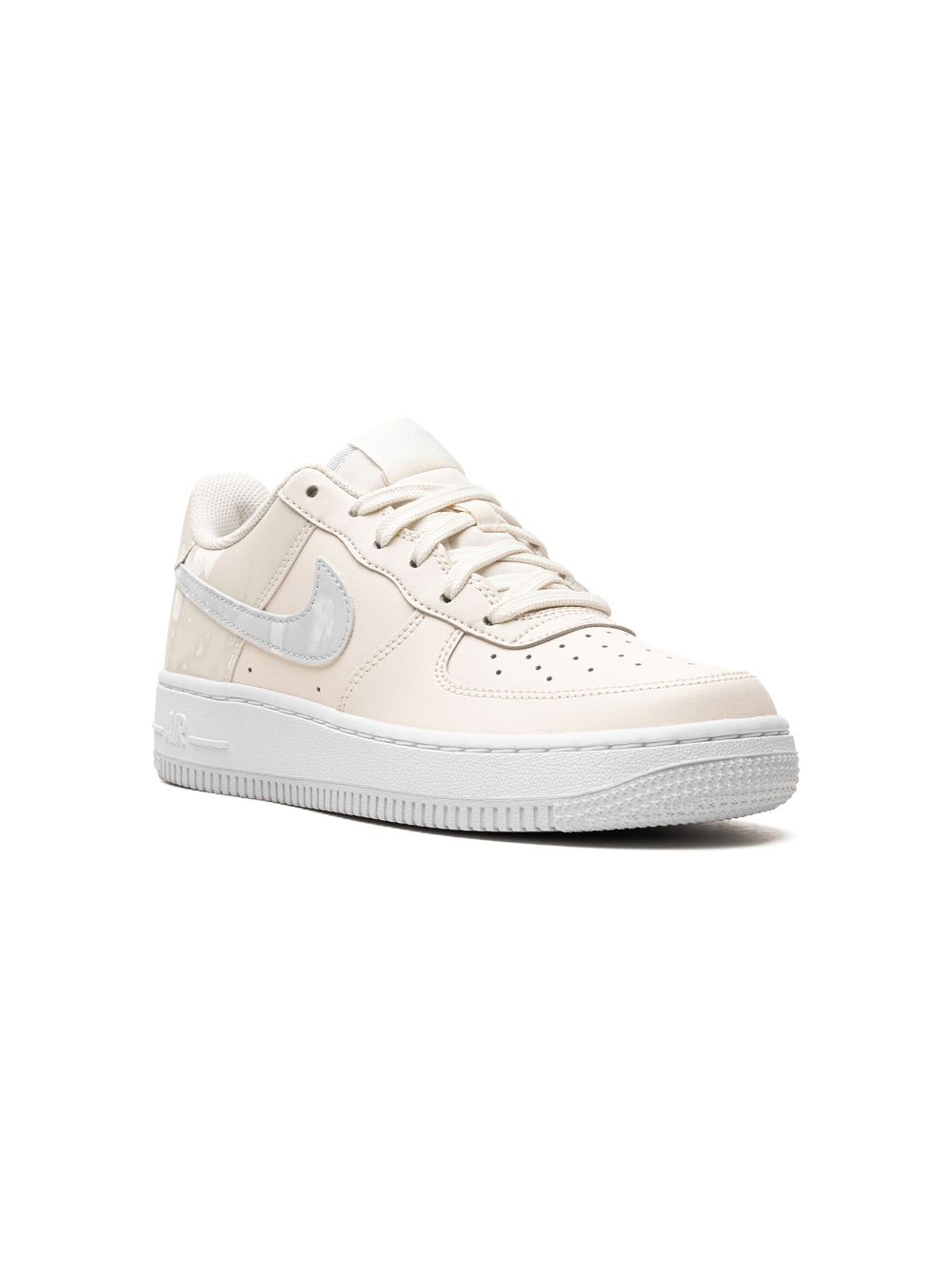 Nike Kids Air Force 1 Pale Ivory / Sea Glass / White / Football Grey Sneakers - Nude von Nike Kids