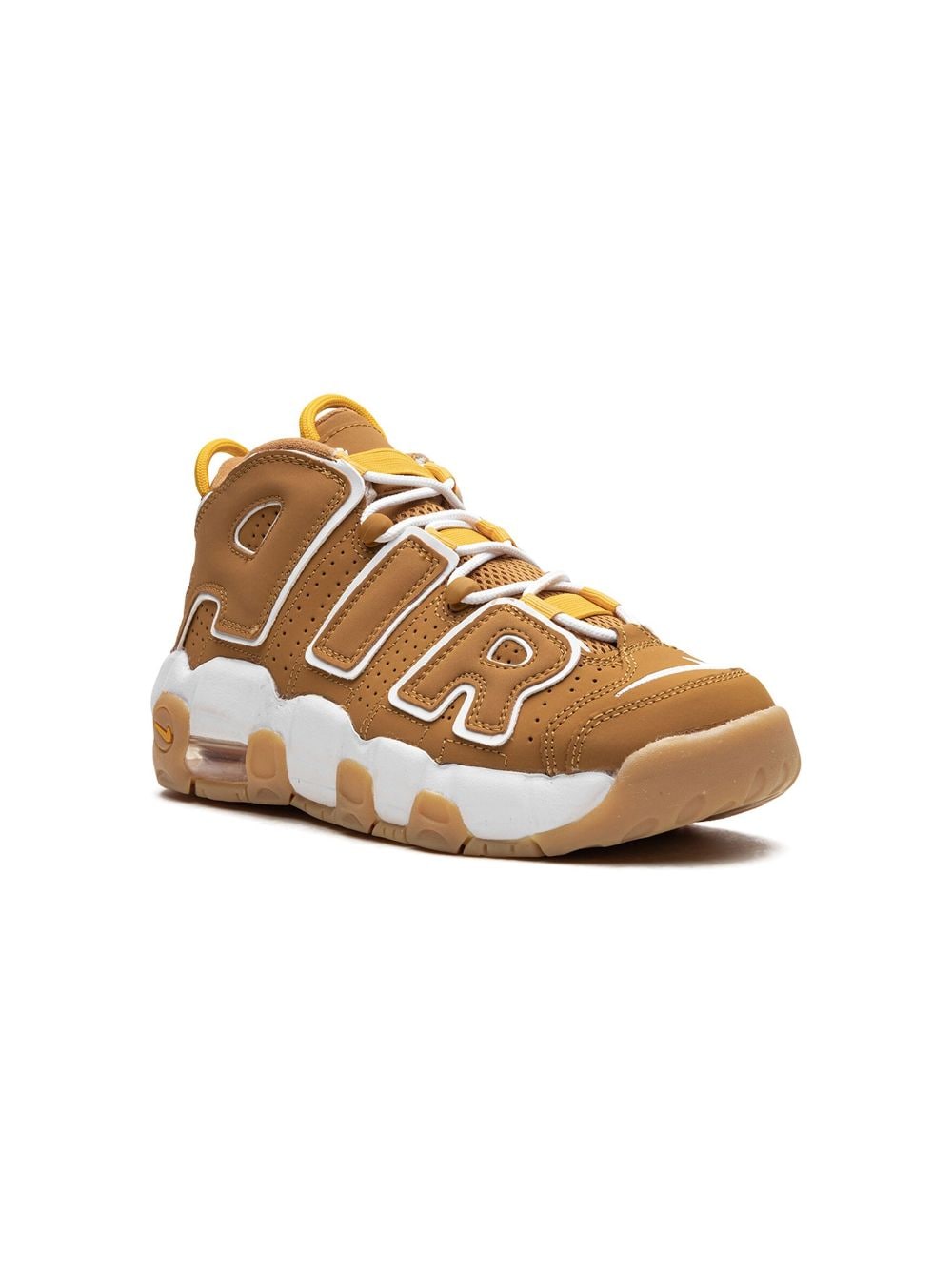 Nike Kids Air More Uptempo Wheat Sneakers - Braun von Nike Kids