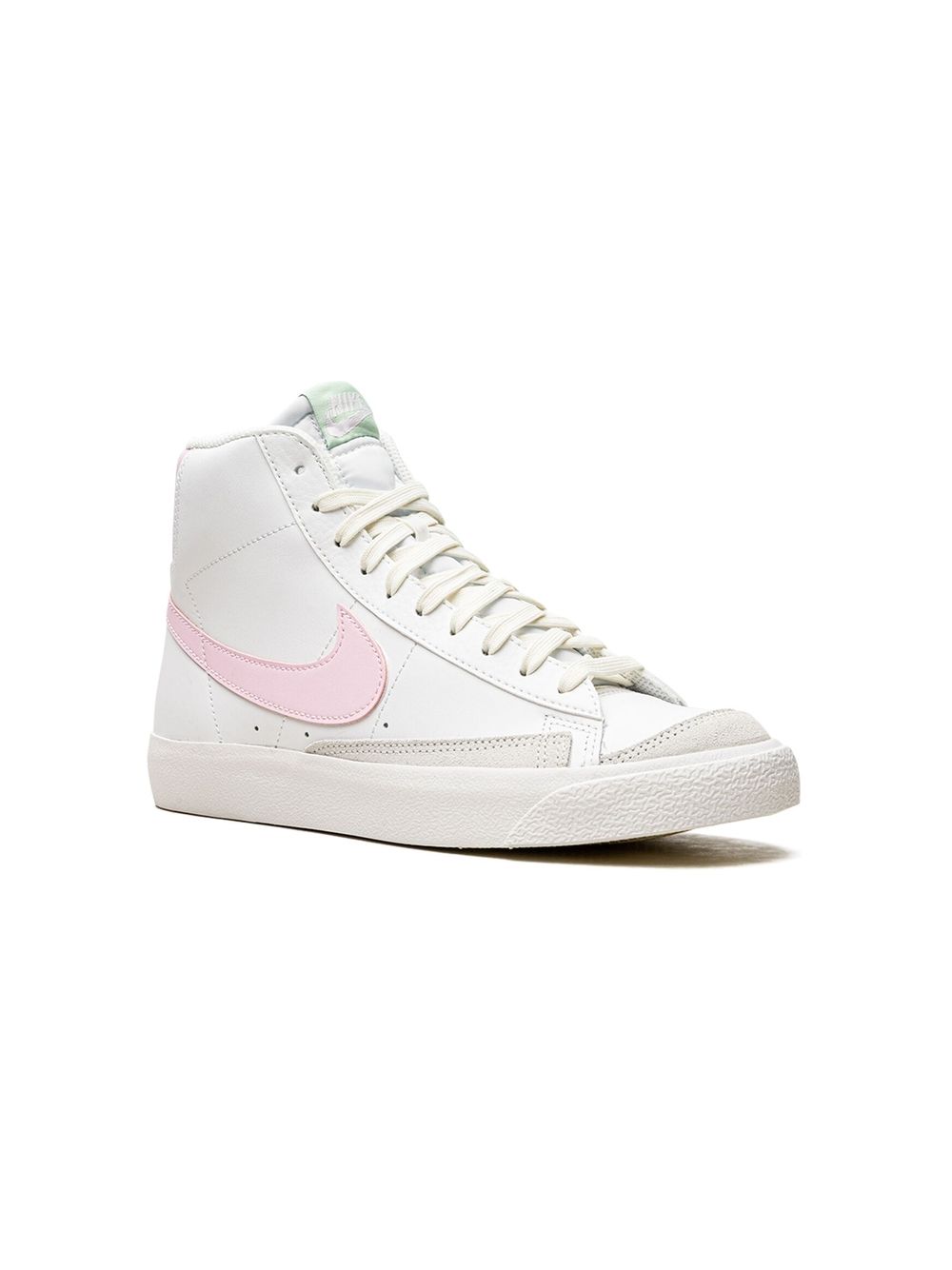 Nike Kids Blazer Mid 77 White/Pink High-Top-Sneakers - Weiß von Nike Kids