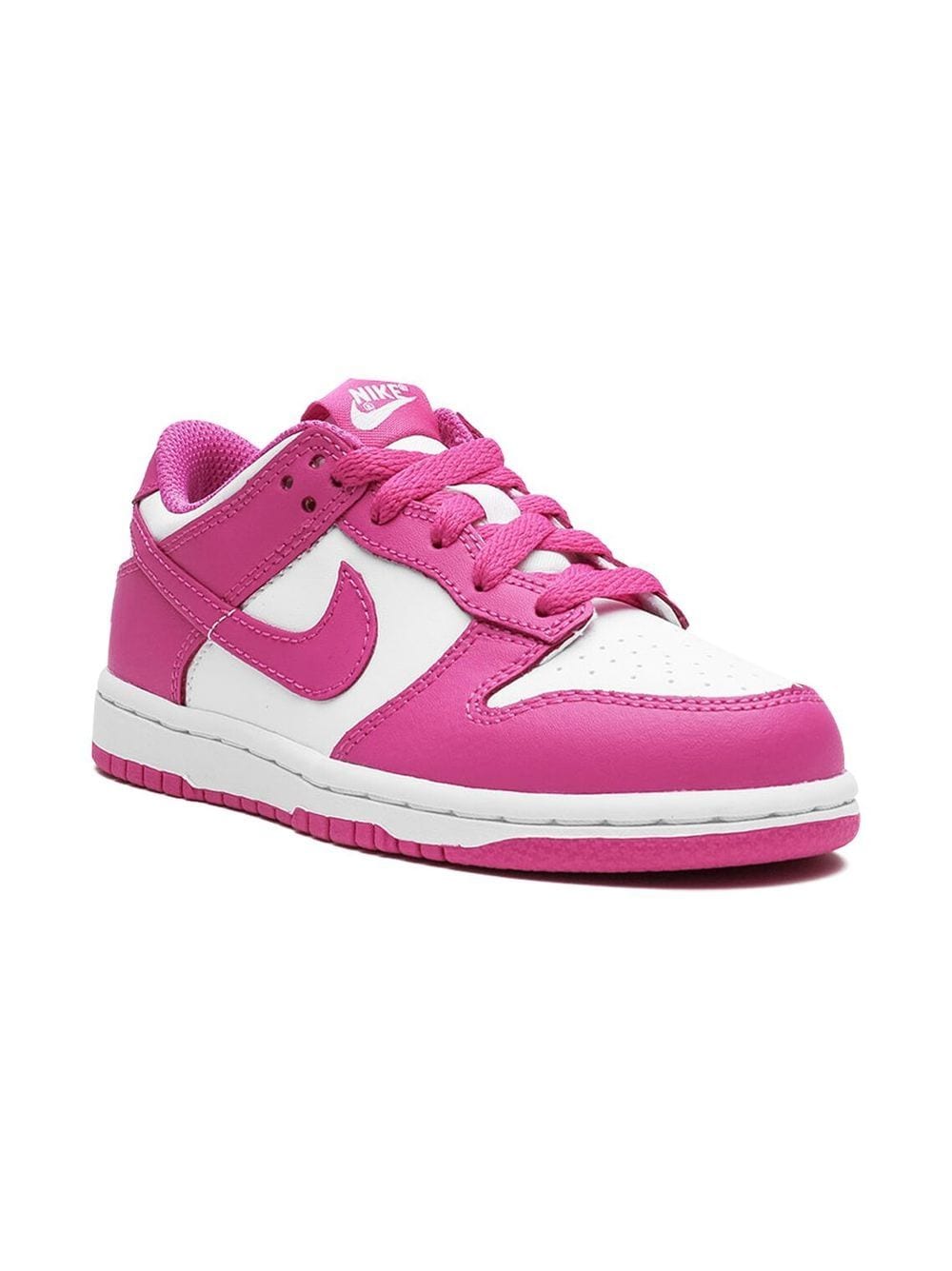 Nike Kids Dunk Low Active Fuchsia Sneakers - Weiß von Nike Kids