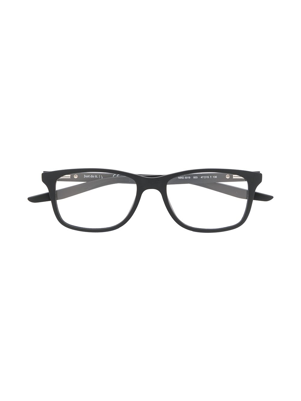 Nike Kids Eckige Brille - Schwarz von Nike Kids