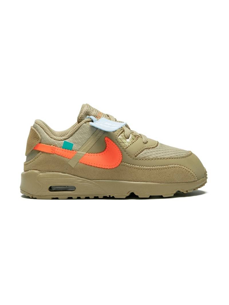 Nike Kids Nike x Off-White 'Air Max 90 BT' Sneakers - Braun von Nike Kids