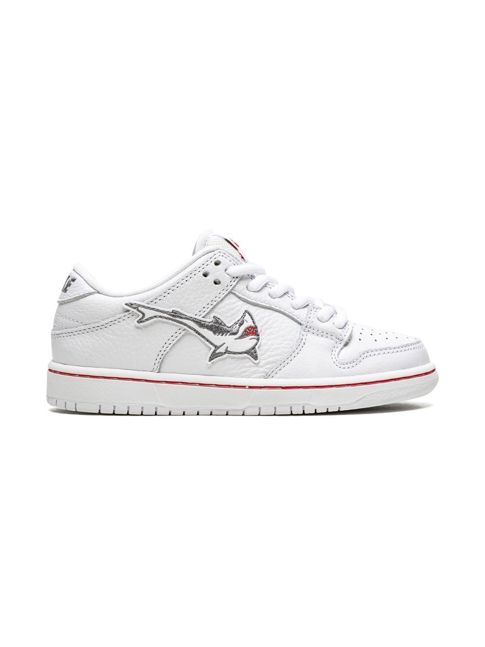 Nike Kids SB Dunk Low Sneakers - Weiß von Nike Kids