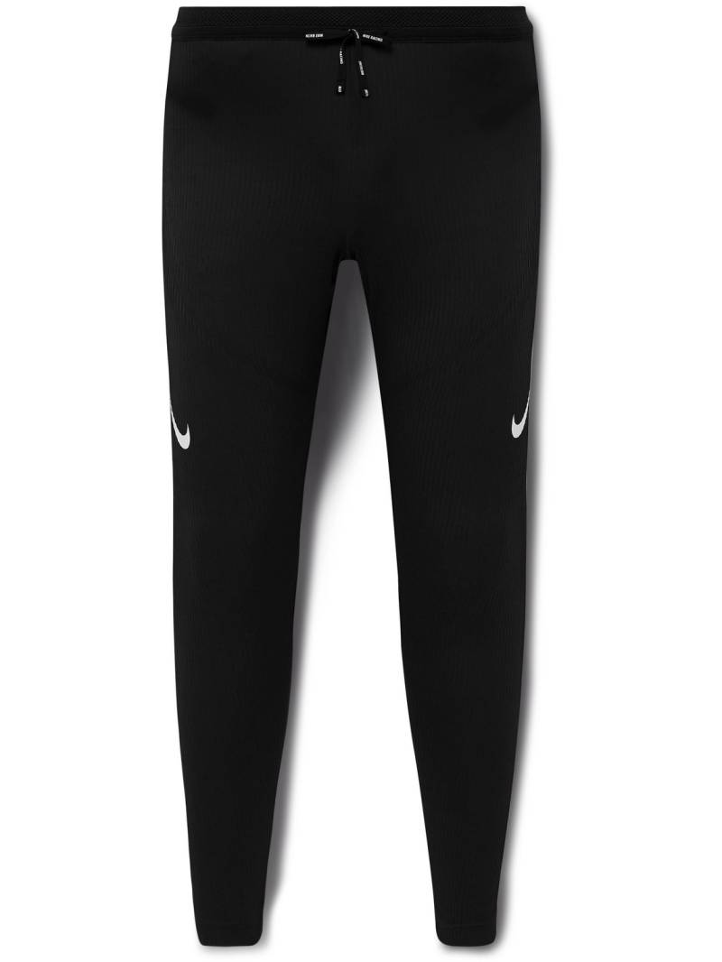 NIKE RUNNING - Aeroswift Ribbed Dri-FIT ADV Tights - Men - Black - XXL von NIKE RUNNING