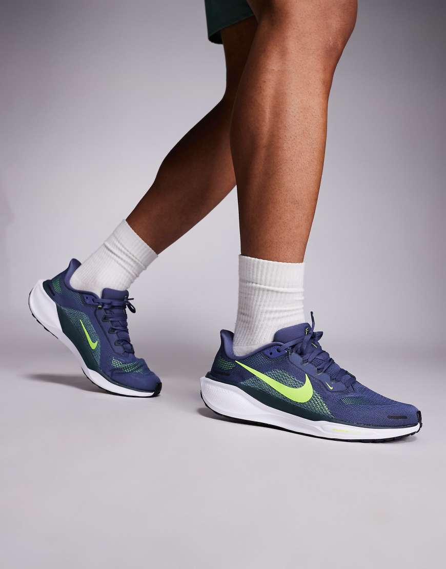 Nike Running - Air Zoom Pegasus 41 - Sneaker in Lila und Gelb von Nike Running