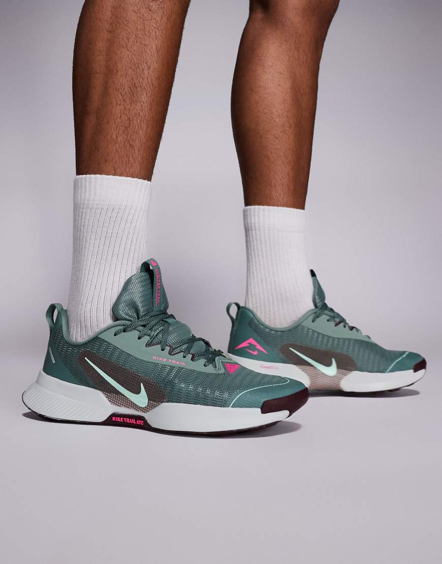 Nike Running - Juniper Trail 3 - Laufschuhe in Grün-Grau von Nike Running