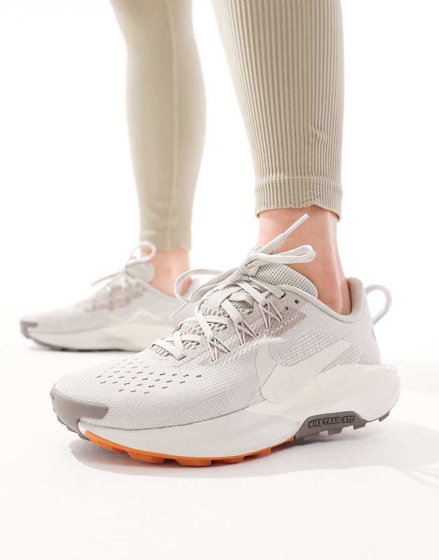 Nike Running - ReactX Pegasus Trail 5 - Lauf-Sneaker in Beige und Grau-Neutral Nike Running - ReactX Pegasus Trail 5 - Lauf-Sneaker in Beige und Grau-Neutral von Nike Running