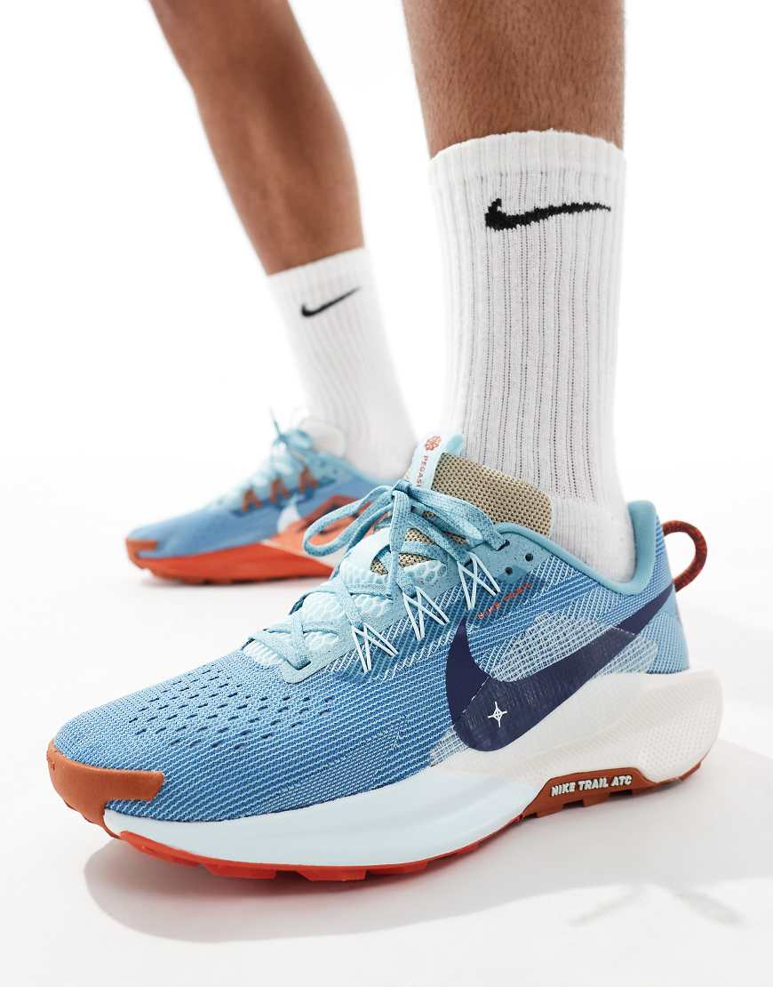Nike Running - ReactX Pegasus Trail 5 - Sneaker in Hellblau von Nike Running