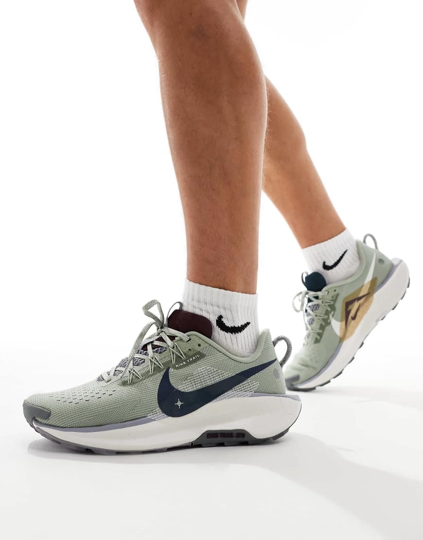 Nike Running - ReactX Pegasus Trail 5 - Sneaker in Hellgrün von Nike Running