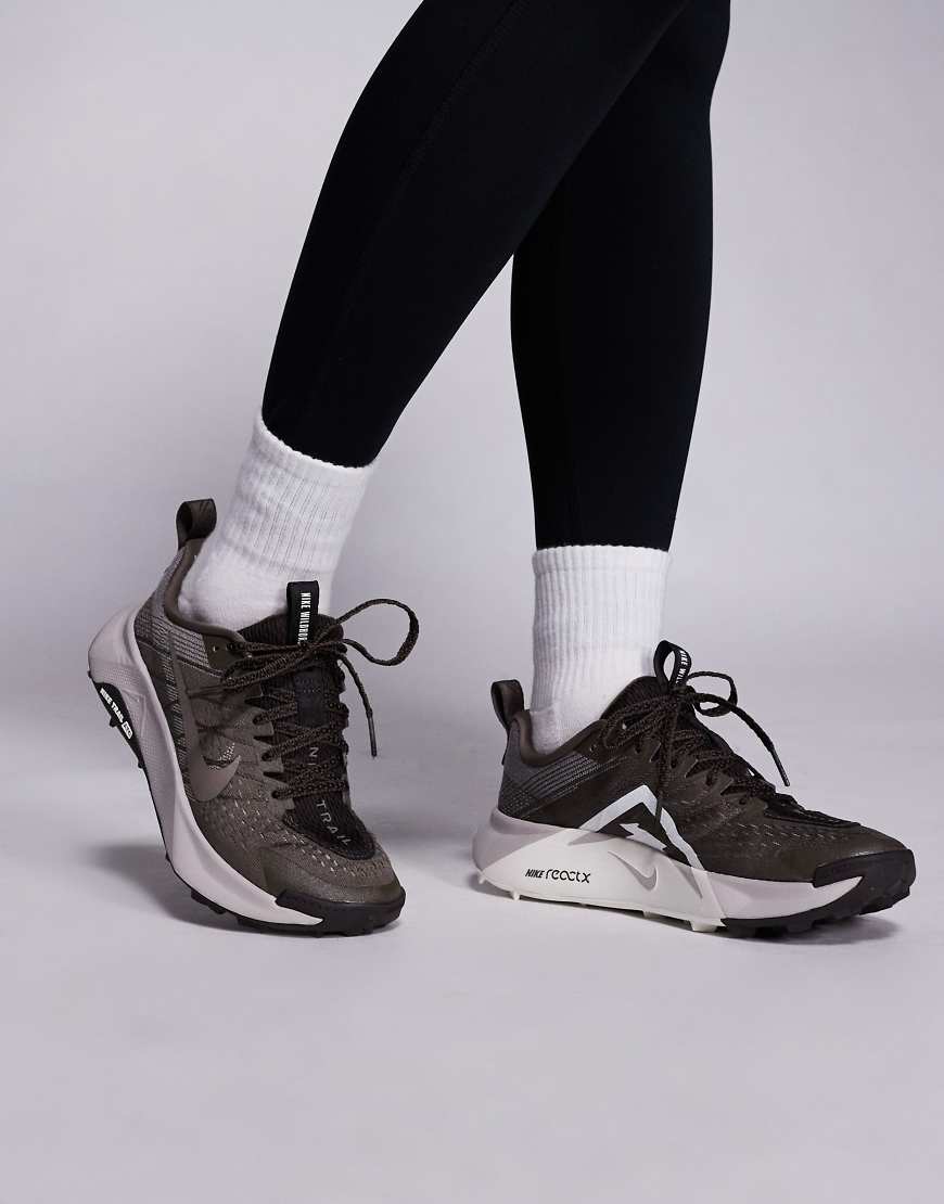 Nike Running - ReactX Wildhorse 10 - Laufschuhe in Braun-Brown von Nike Running