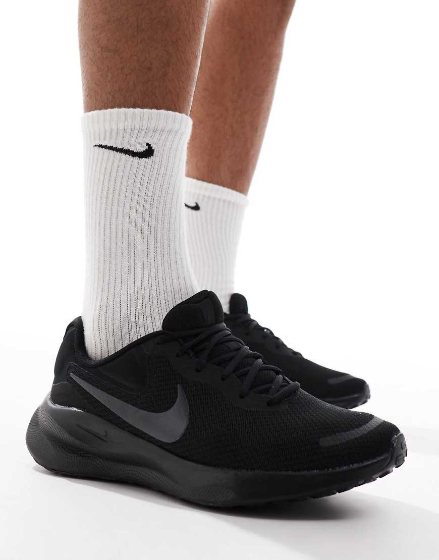 Nike Running - Revolution 7 - Laufschuhe in Schwarz von Nike Running