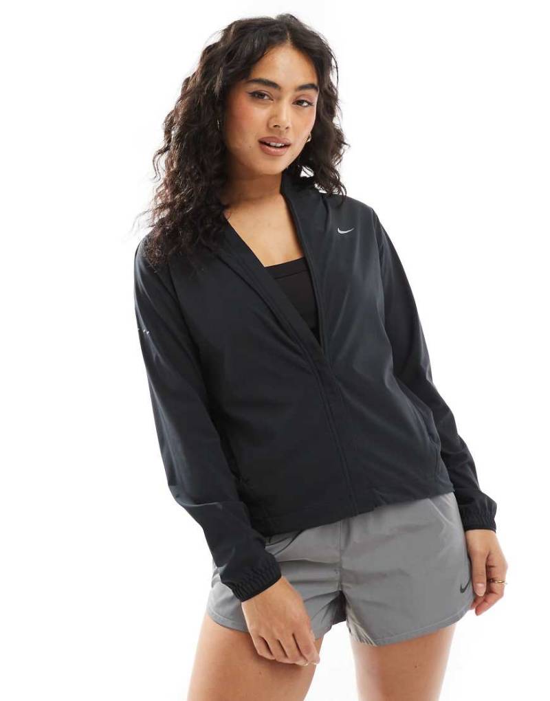Nike Running - Swift - Wasserabweisende Jacke in Schwarz von Nike Running