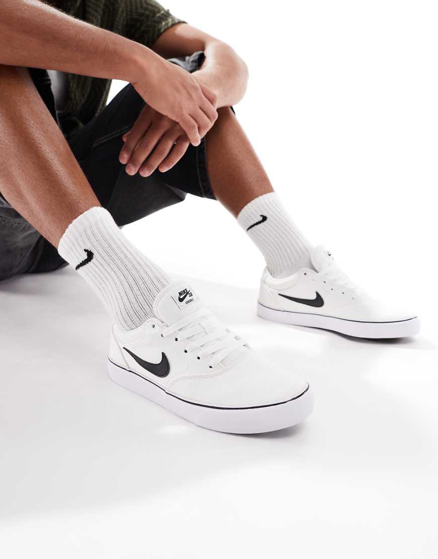 Nike SB - Chron 2 - Sneaker in Weiß Nike SB - Chron 2 - Sneaker in Weiß von Nike SB