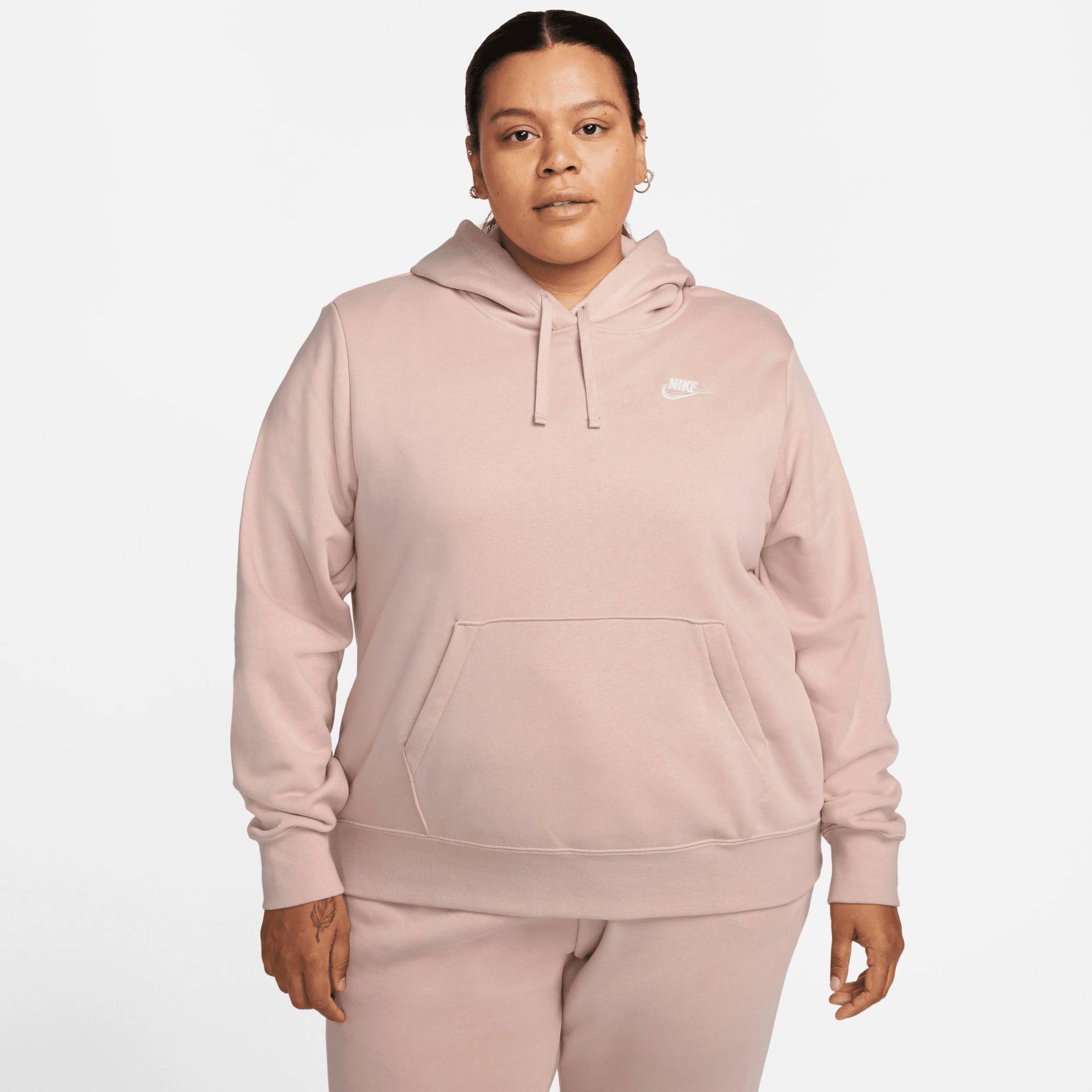 Große Größen: Kapuzensweatshirt, pink, Gr.44/46-56/58 von Nike Sportswear