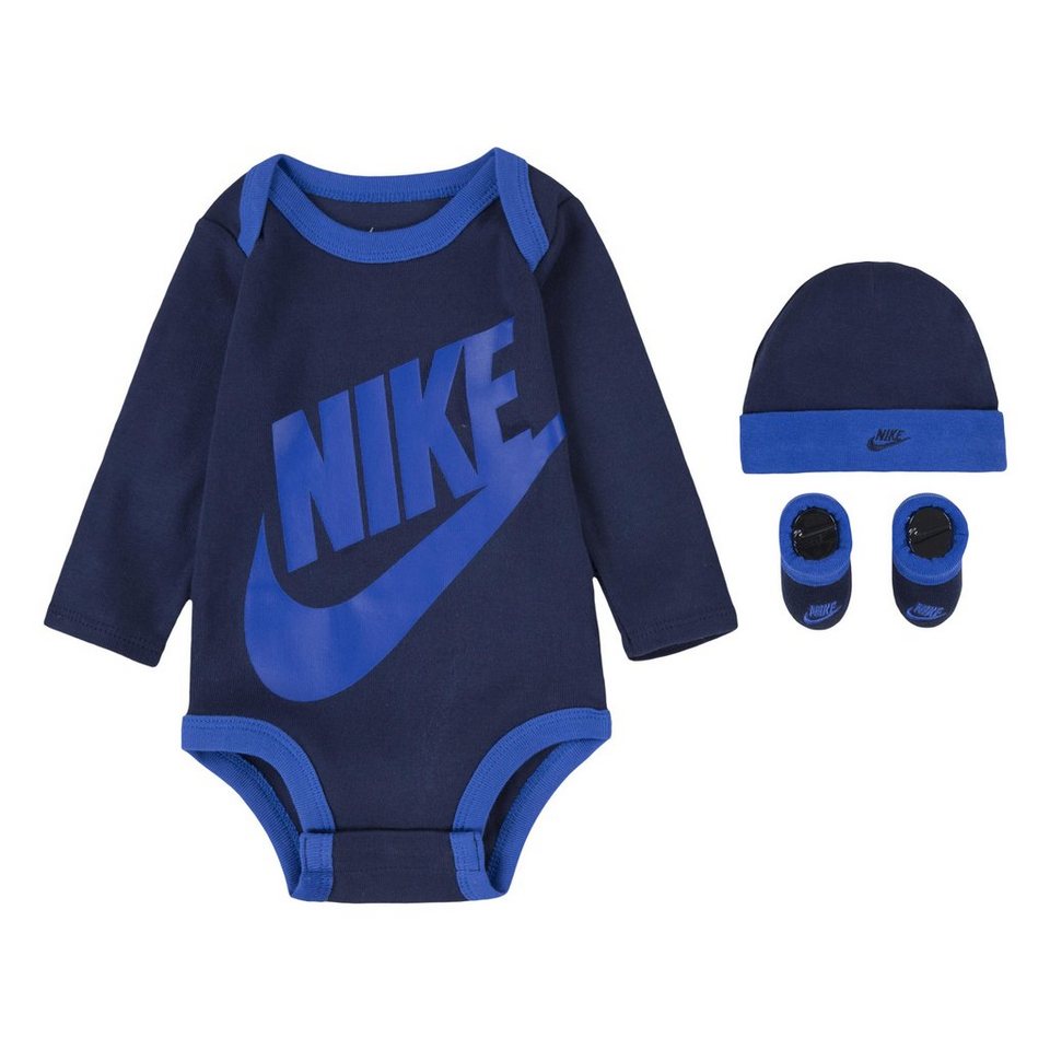 Nike Sportswear Erstausstattungspaket FUTURA LOGO LS HAT / BODYSUIT / BOO (Set, 3-tlg) von Nike Sportswear