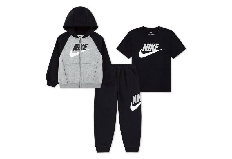 Nike Sportswear Freizeitanzug NKN COLOR BLOCKED HBR JOGGER S (3-tlg), für Kinder von Nike Sportswear