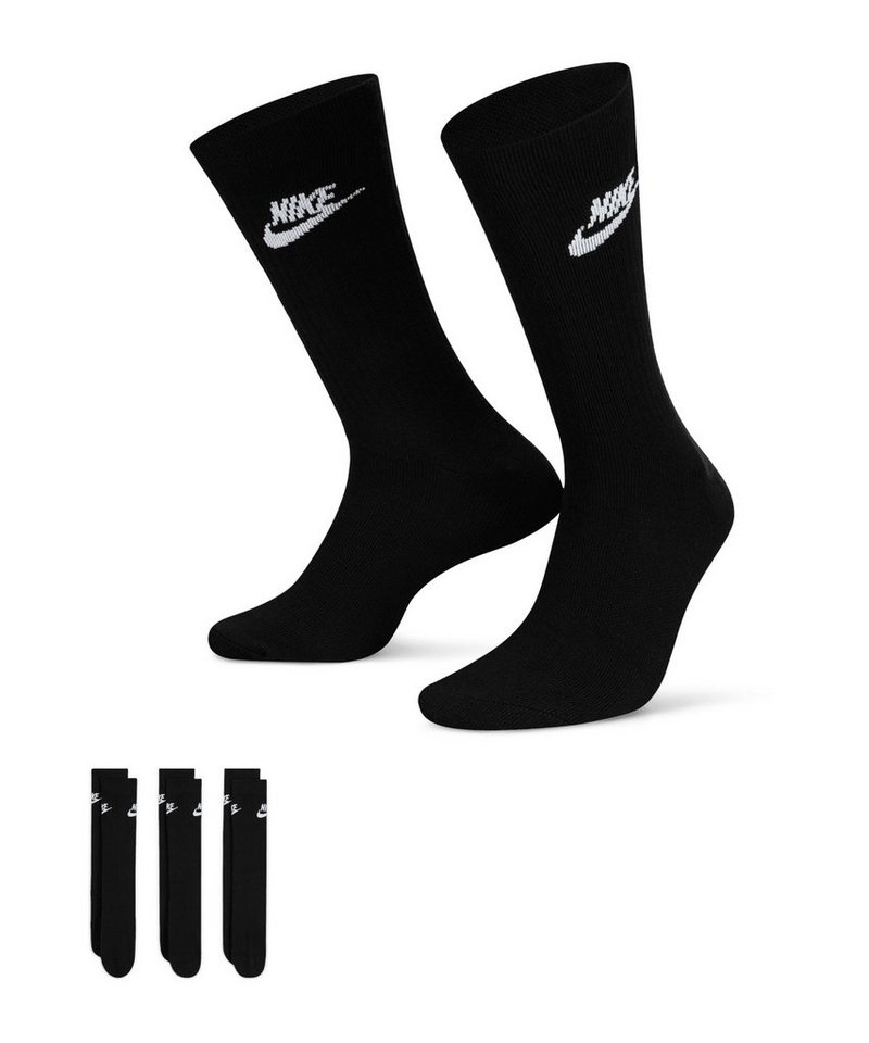 Nike Sportswear Freizeitsocken Everyday Essential Crew Socken 3er Pack default von Nike Sportswear