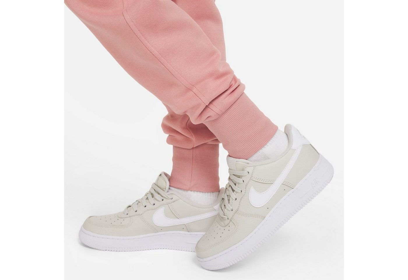 Nike Sportswear Jogginghose CLUB FLEECE BIG KIDS' (GIRLS) HIGH-WAISTED FITTED PANTS von Nike Sportswear