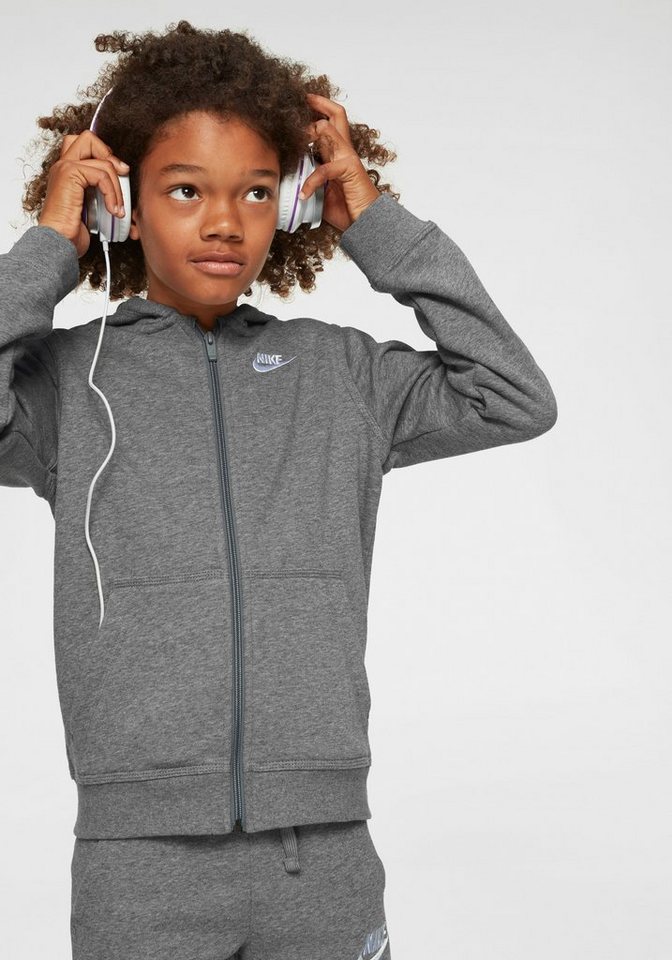 Nike Sportswear Kapuzensweatjacke NSW HOODIE FZ CLUB - für Kinder von Nike Sportswear