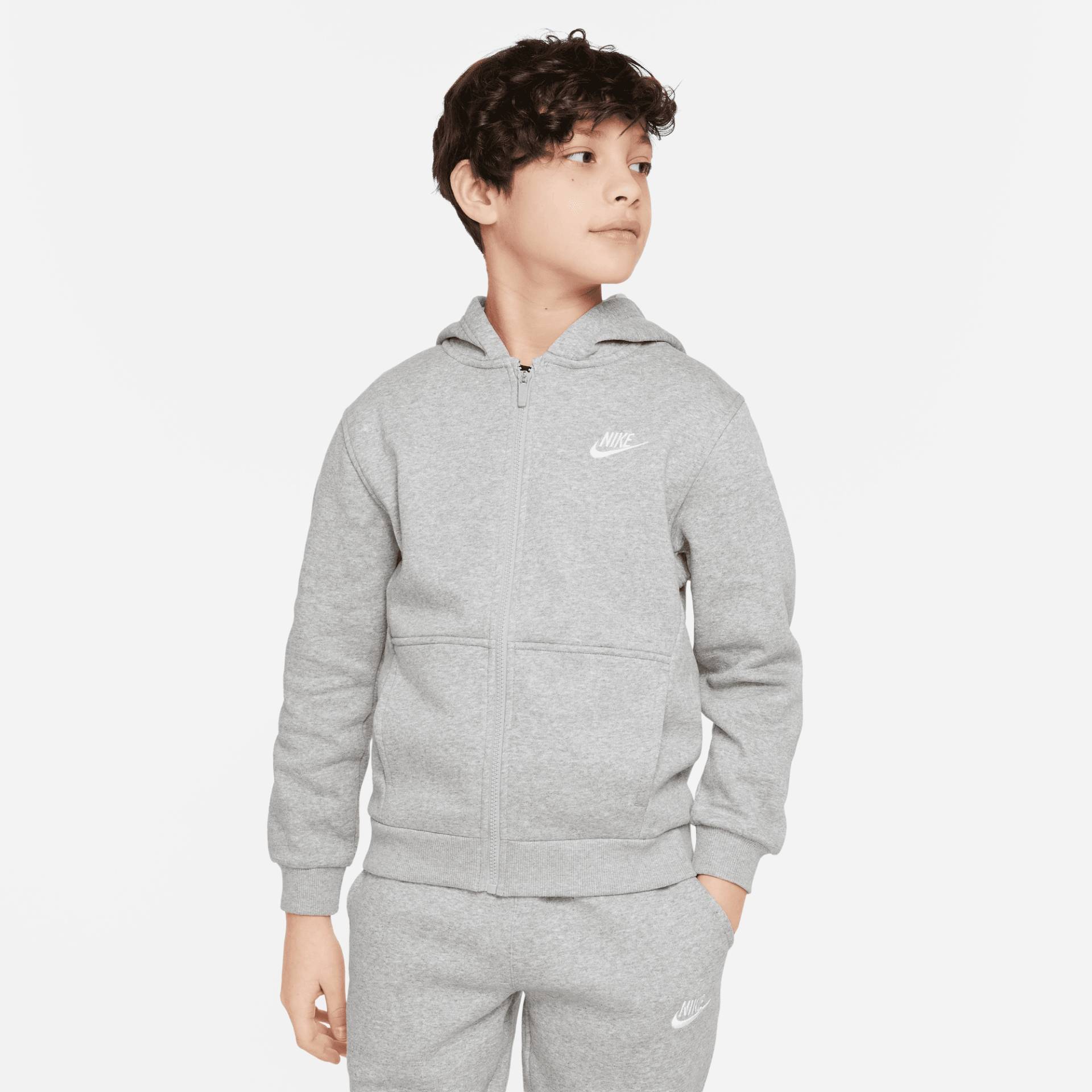 Nike Sportswear Kapuzensweatjacke "CLUB FLEECE BIG KIDS FULL-ZIP HOODIE" von Nike Sportswear