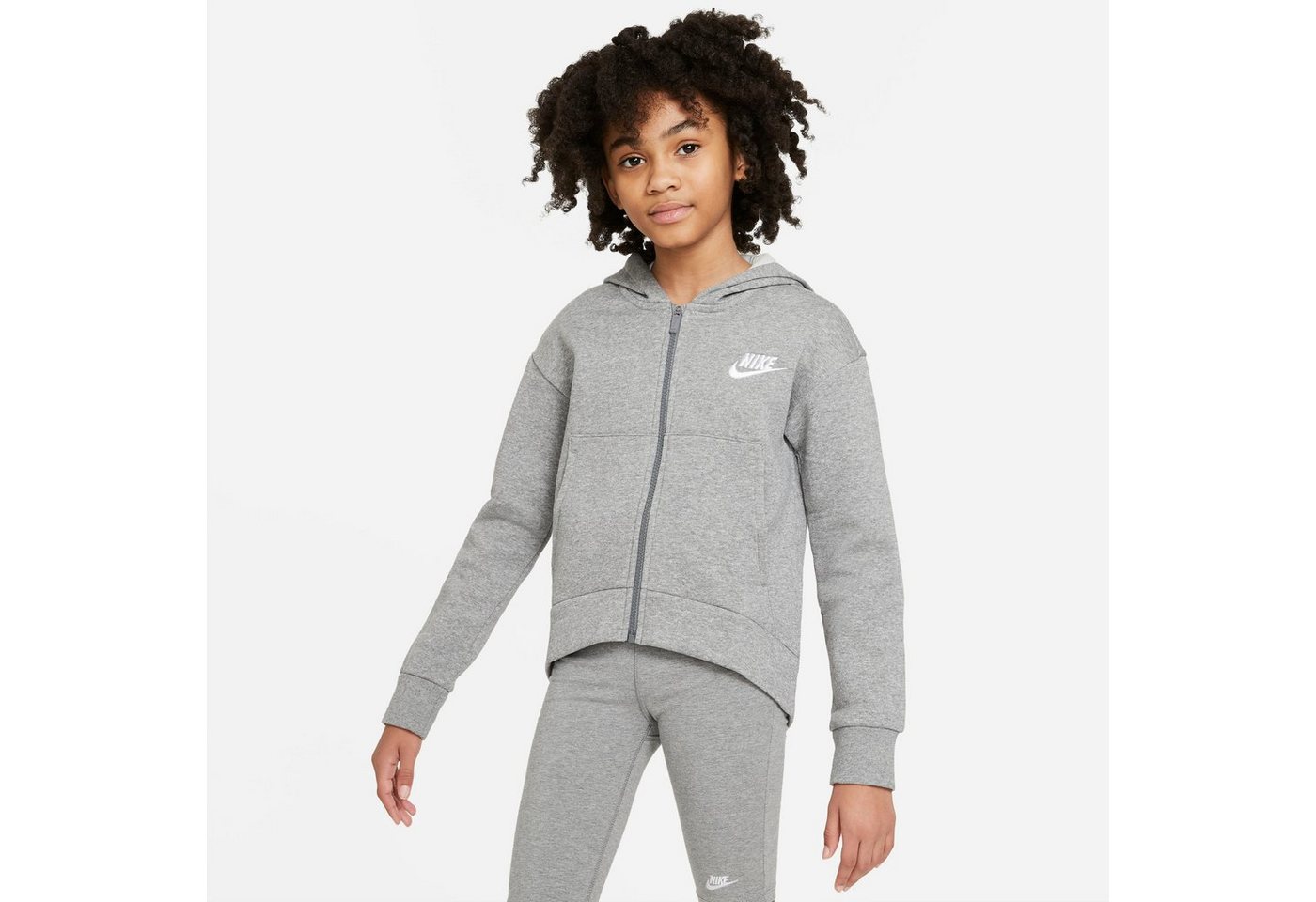 Nike Sportswear Kapuzensweatjacke Club Fleece Big Kids' (Girls) Full-Zip Hoodie von Nike Sportswear