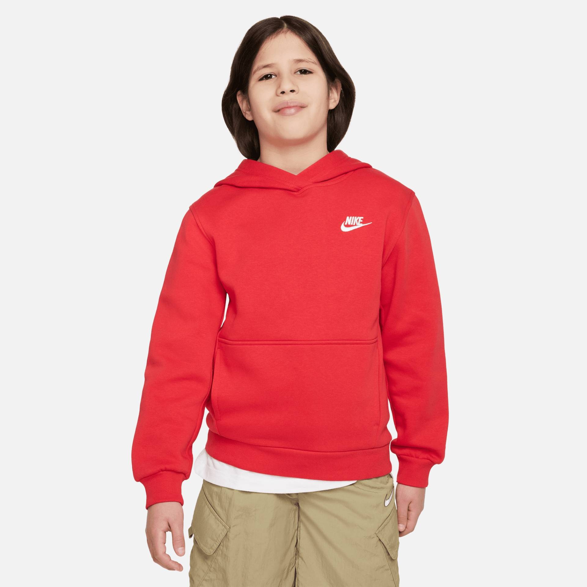 Nike Sportswear Kapuzensweatshirt "CLUB FLEECE BIG KIDS PULLOVER HOODIE" von Nike Sportswear