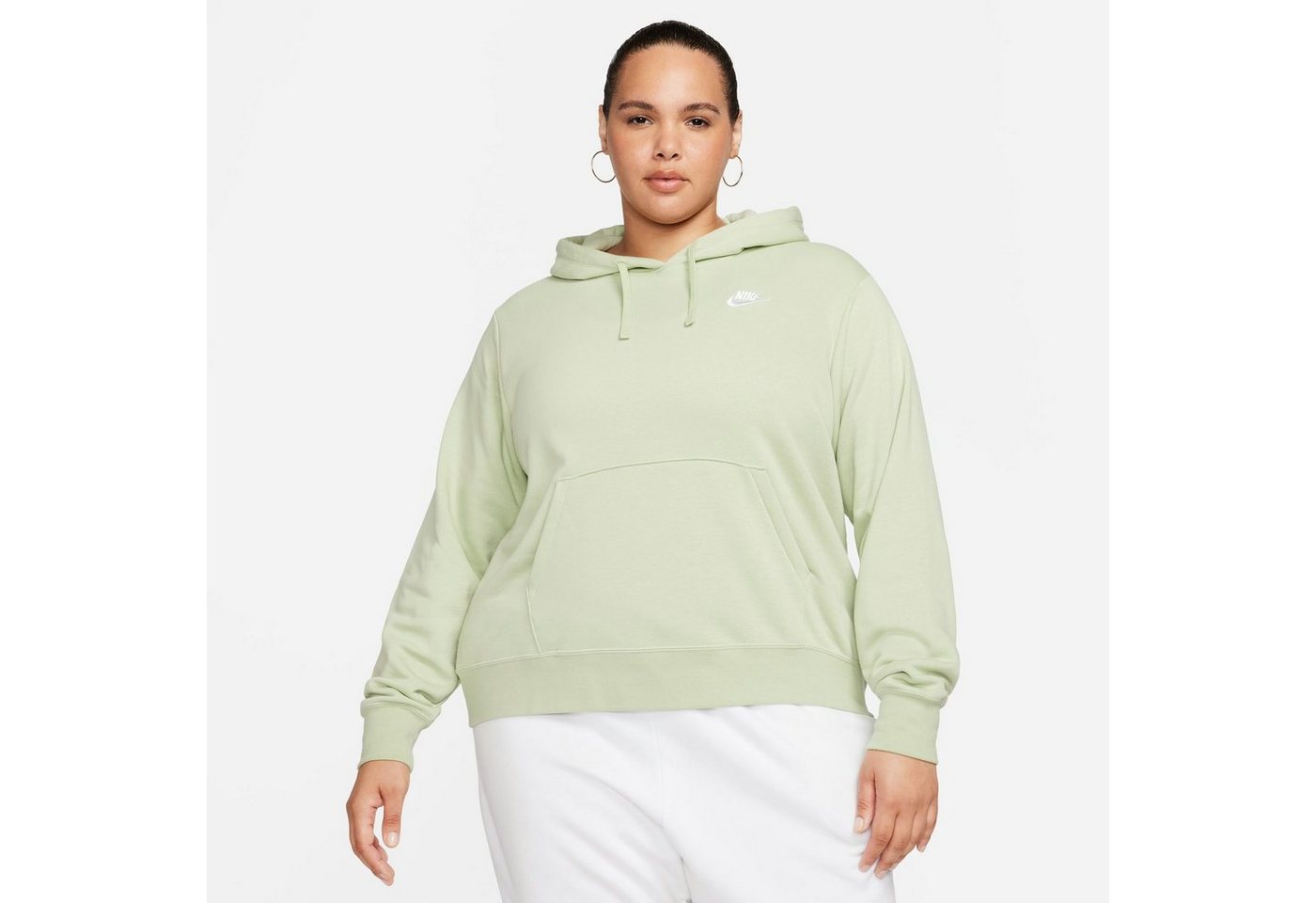 Nike Sportswear Kapuzensweatshirt CLUB FLEECE WOMEN'S PULLOVER HOODIE (PLUS SIZE) von Nike Sportswear