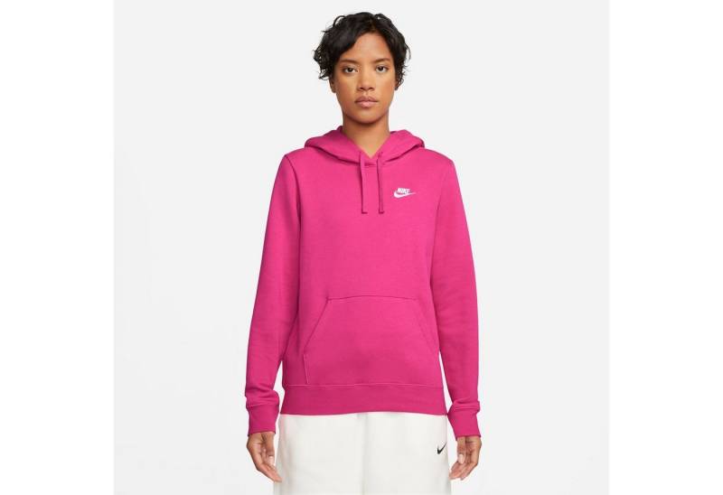 Nike Sportswear Kapuzensweatshirt CLUB FLEECE WOMENS PULLOVER HOODIE Damen Kapuzenpullover aus weichem Fleece Material von Nike Sportswear